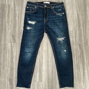 Zara Distressed Men’s Skinny Jeans | Size 31